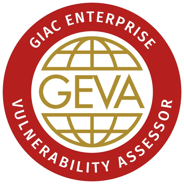 GIAC Enterprise Vulnerability Assessor Certification (GEVA) Logo